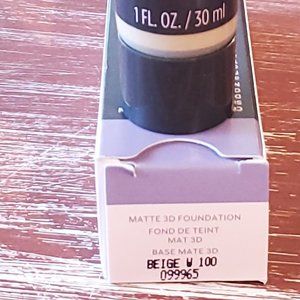 Beige W 100 (Warm) Matte 3D Foundation - Combo to Oily - Mary Kay